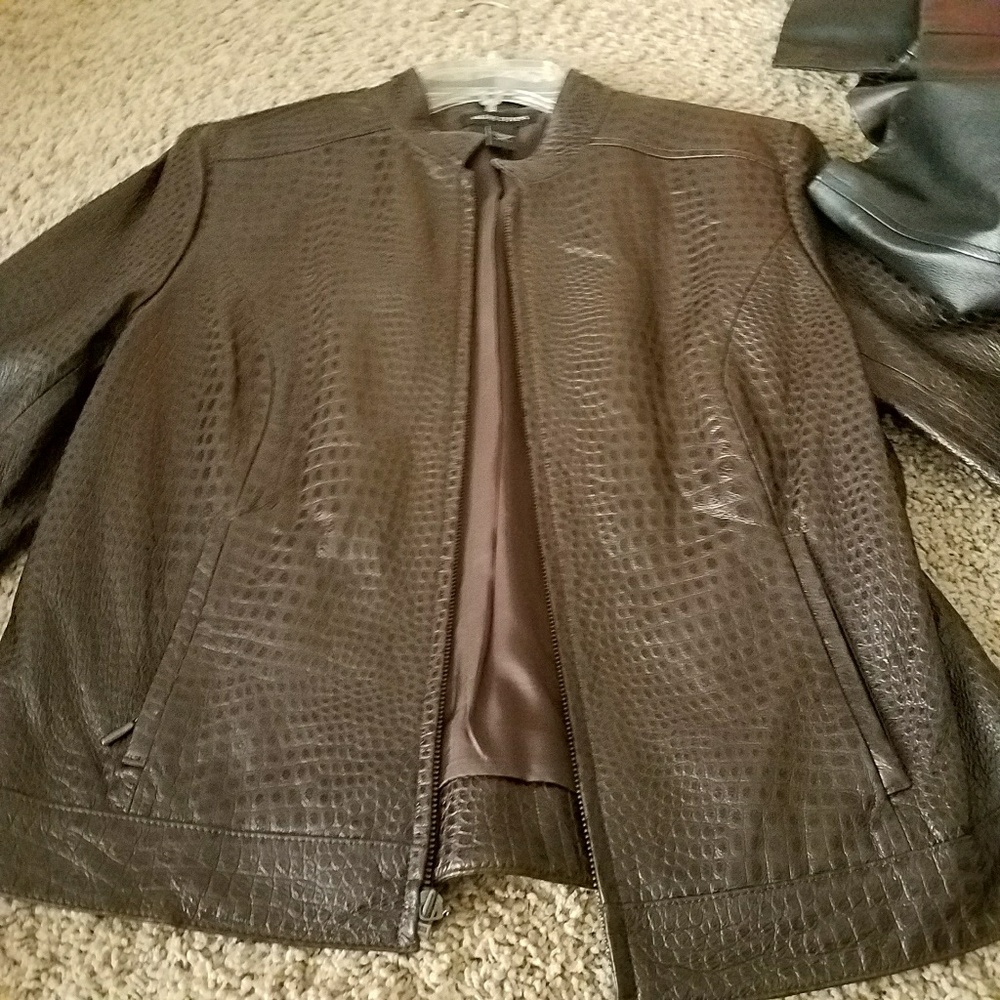 Leather jacket
